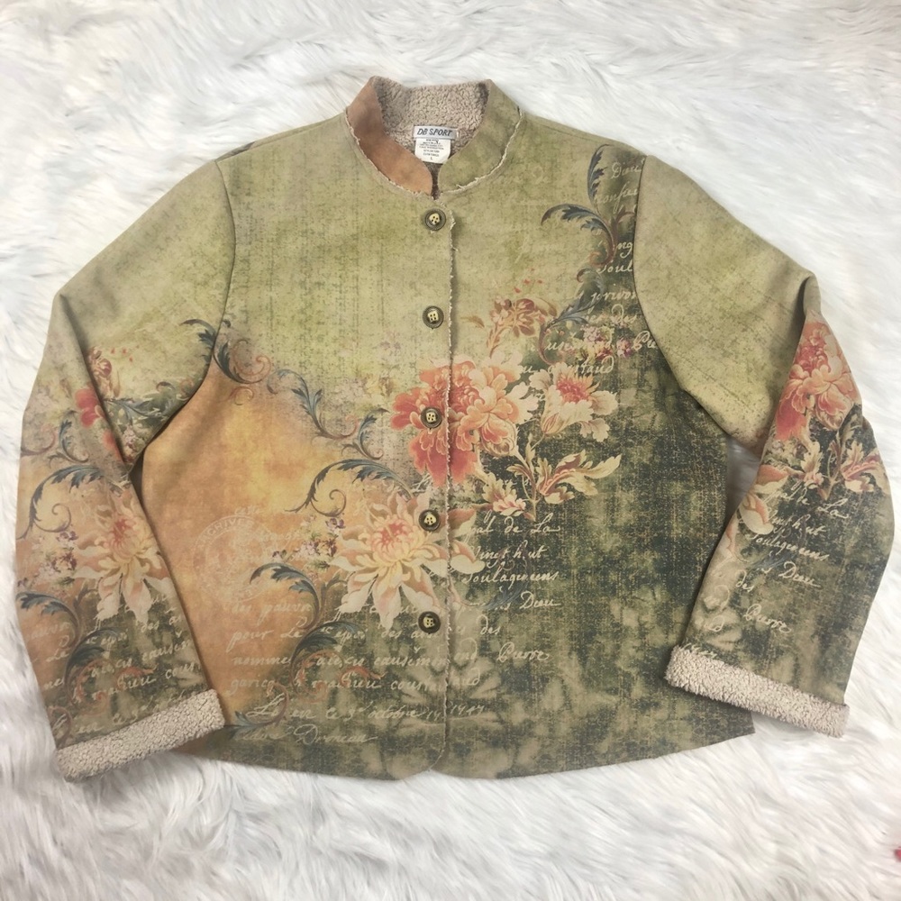 Db Sport Jacket/Blazer Floral Warm/Cozy